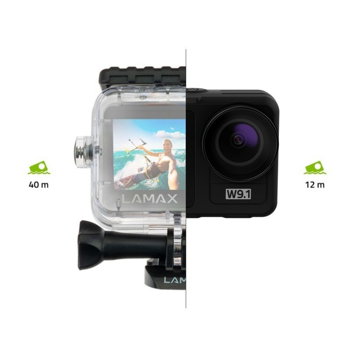 Kamera sportowa LAMAX W9.1 + AKCESORIA