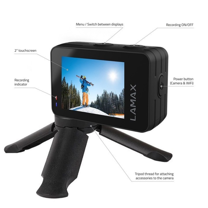 Kamera sportowa LAMAX W9.1 + AKCESORIA
