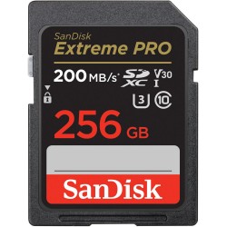 KARTA SANDISK EXTREME PRO SDXC 256GB 200/140 MB/s C10 V30 UHS-I U3