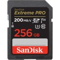 KARTA SANDISK EXTREME PRO SDXC 256GB 200/140 MB/s C10 V30 UHS-I U3