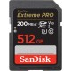 KARTA SANDISK EXTREME PRO SDXC 512GB 200/140 MB/s C10 V30 UHS-I U3