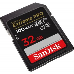 KARTA SANDISK EXTREME PRO SDHC 32GB 100/90 MB/s C10 V30 UHS-I U3