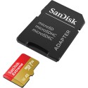 KARTA SANDISK EXTREME microSDXC 256 GB 190/130 MB/s A2 C10 V30 UHS-I U3