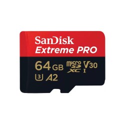 KARTA SANDISK EXTREME PRO microSDXC 64GB 200/90 MB/s A2 C10 V30 UHS-I U3