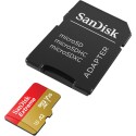 KARTA SANDISK EXTREME microSDXC 128 GB 190/90 MB/s A2 C10 V30 UHS-I U3 ActionCam