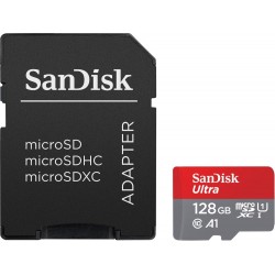 KARTA SANDISK ULTRA ANDROID microSDXC 128 GB 140MB/s A1 Cl.10 UHS-I + ADAPTER