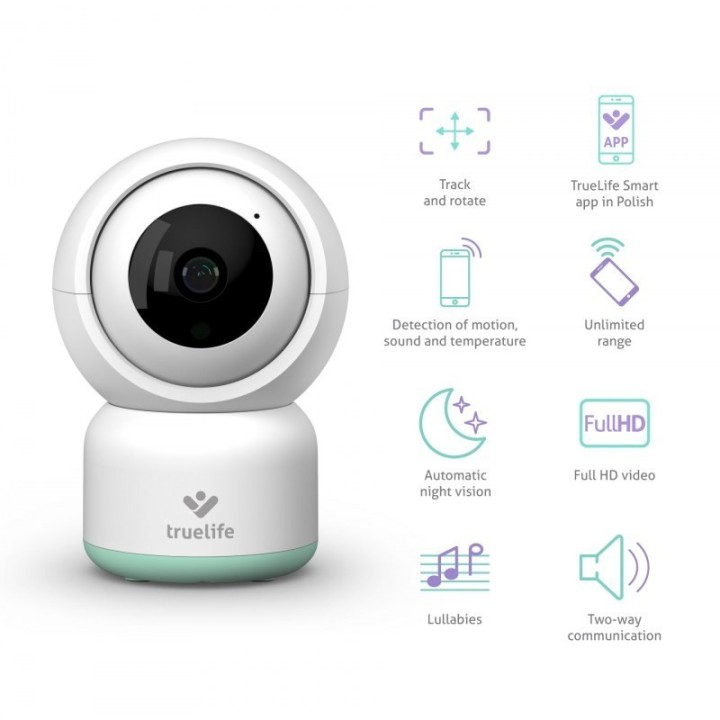 TrueLife NannyCam R3 Smart bezprzewodowa wideo niania WiFi