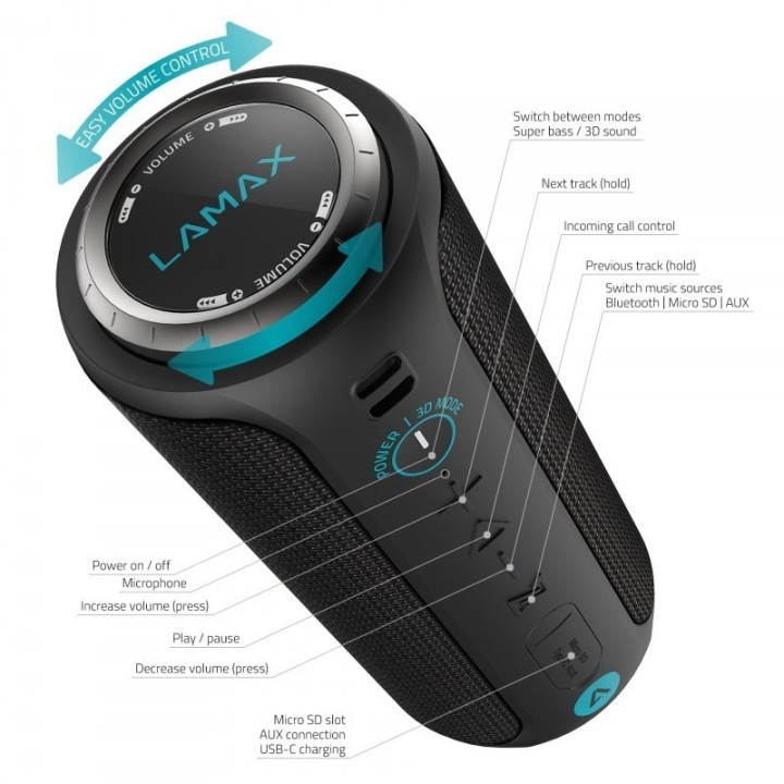 Głośnik Bluetooth LAMAX Sounder2