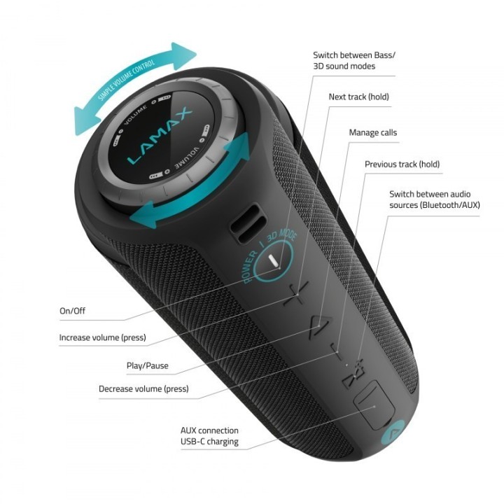 Głośnik Bluetooth LAMAX Sounder2 MAX