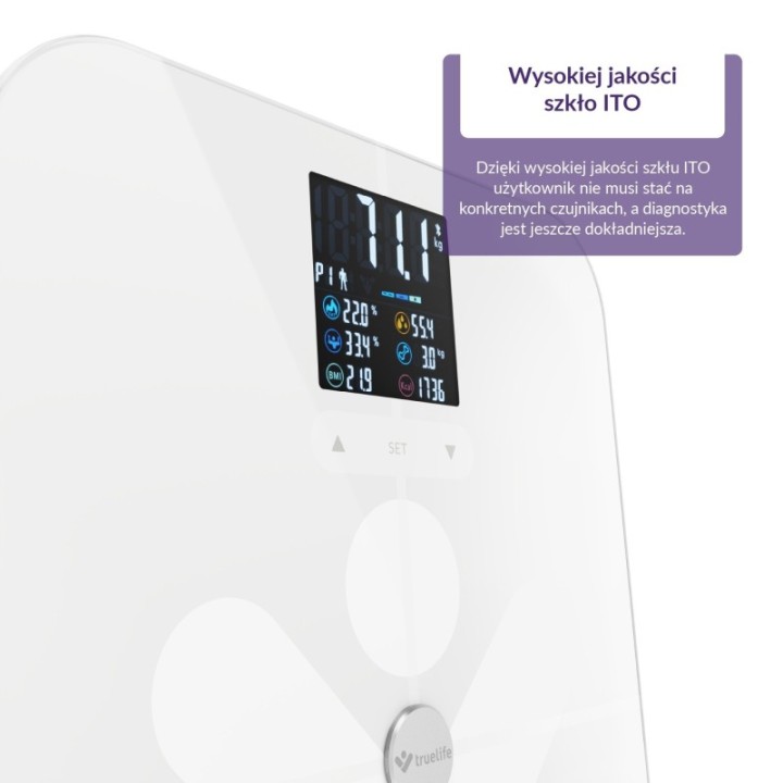 Waga TrueLife FitScale W7 BT Biała