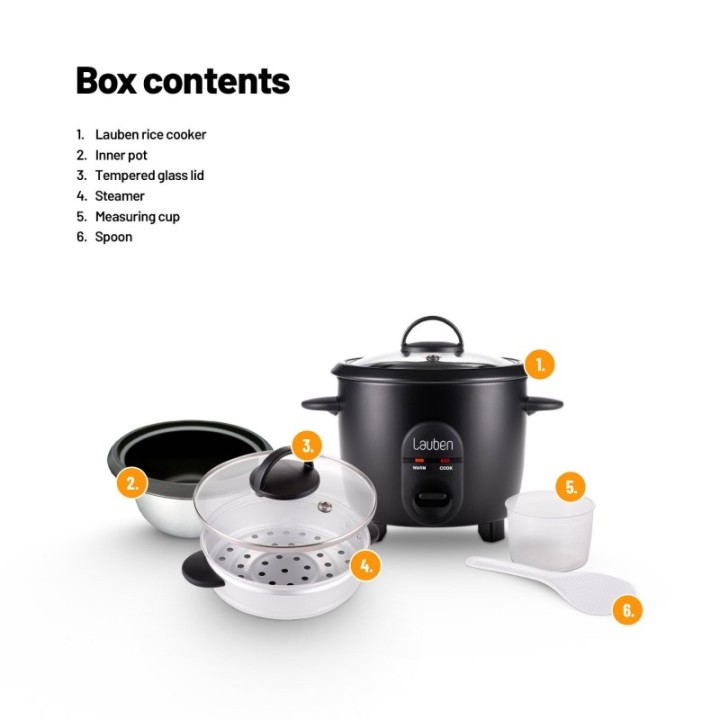 Ryżowar Lauben Rice Cooker 600BC