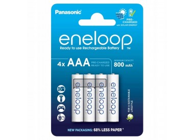 PANASONIC ENELOOP AAA 800mAh 4 szt + box