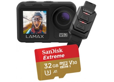 Kamera sportowa LAMAX W9.2 + Karta SanDisk EXTREME 32GB