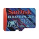 KARTA SANDISK GamePlay microSDXC 512 GB 190/130 MB/s A2 C10 V30 UHS-I U3