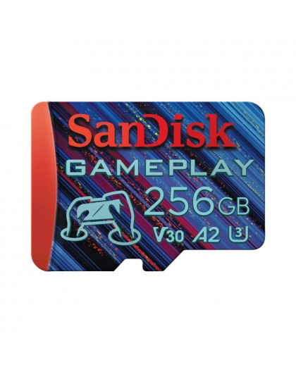 KARTA SANDISK GamePlay microSDXC 256GB 190/130 MB/s A2 C10 V30 UHS-I U3