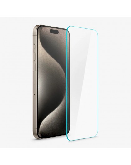 Szkło hartowane Spigen Glass tR EZ Fit do iPhone 15 Pro Max - 2 szt.