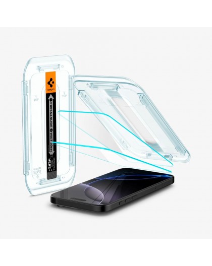 Szkło hartowane Spigen Glass tR EZ Fit do iPhone 16 Pro Max - 2 szt.