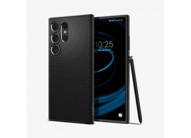 Etui Spigen Liquid Air do Samsung Galaxy S24 Ultra Czarny Mat