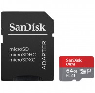 KARTA SANDISK ULTRA ANDROID microSDXC 64 GB 140MB/s A1 Cl.10 UHS-I + ADAPTER