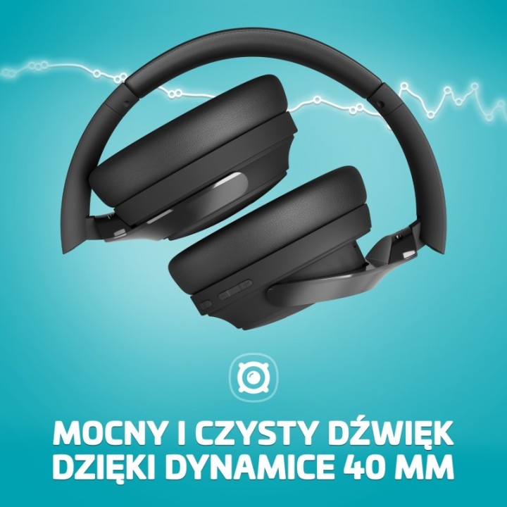 Słuchawki bezprzewodowe LAMAX MuseComfort1 ANC z redukcją hałasu | BT 5.4