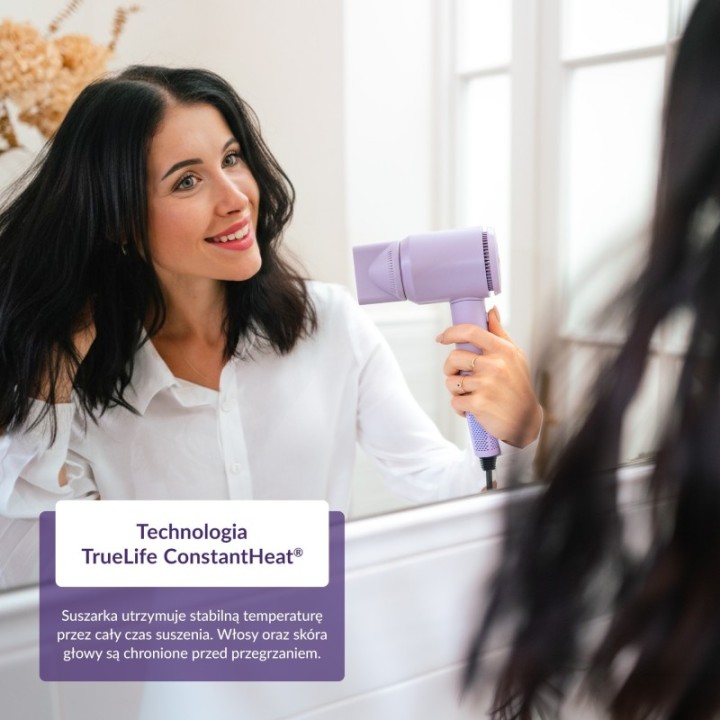 TrueLife HairDryer D2 suszarka do włosów z jonizacją, LED, 4 temperatury i 2 prędkości