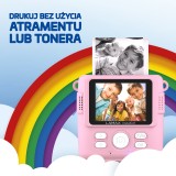 LAMAX InstaKid1 Pink - aparat dla dzieci z drukarką