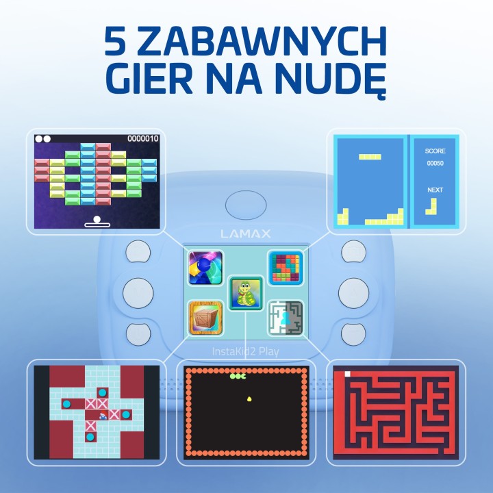 LAMAX InstaKid2 Play Blue - aparat z drukarką