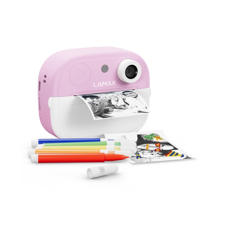 LAMAX InstaKid2 Play Pink - aparat z drukarką