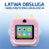 LAMAX InstaKid2 Plus Pink łatwa obsługa aparatu dla dzieci