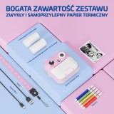Bogata zawartość zestawu LAMAX InstaKid2 Plus Pink
