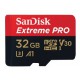 KARTA SANDISK EXTREME PRO microSDHC 32GB 100/90 MB/s A1 C10 V30 UHS-I U3