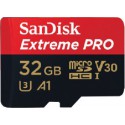 KARTA SANDISK EXTREME PRO microSDHC 32GB 100/90 MB/s A1 C10 V30 UHS-I U3