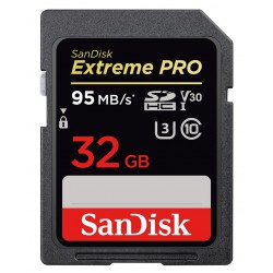 KARTA SANDISK EXTREME PRO SDHC 32 GB 95MB/s V30 UHS-I U3
