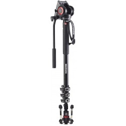 MANFROTTO monopod VIDEO 4 SEKCYJNY Z GŁOWICĄ WIDEO 500PLONG