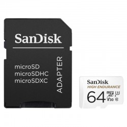 KARTA SANDISK HIGH ENDURANCE microSDXC 64GB V30 z adapterem