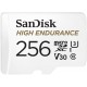 SANDISK HIGH ENDURANCE microSDXC 256GB V30 z adapterem