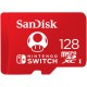 SANDISK NINTENDO SWITCH microSDXC 128 GB 100/90 MB/s A1 C10 V30 UHS-I U3