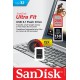 DYSK SANDISK ULTRA FIT USB 3.1 256GB 130MB/S