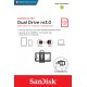 DYSK SANDISK ULTRA DUAL DRIVE m3.0 128GB 150MB/s