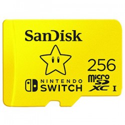 SANDISK NINTENDO SWITCH microSDXC 256 GB 100/90 MB/s V30 UHS-I U3